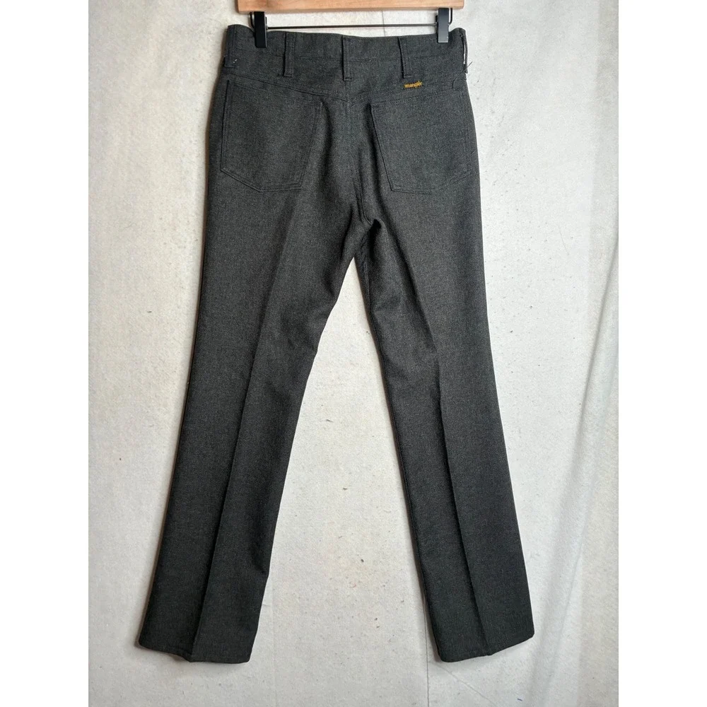 Wrangler Wrancher Dress Jeans Mens 31x32‎ Charcoal Gray Heather Twill 82HK